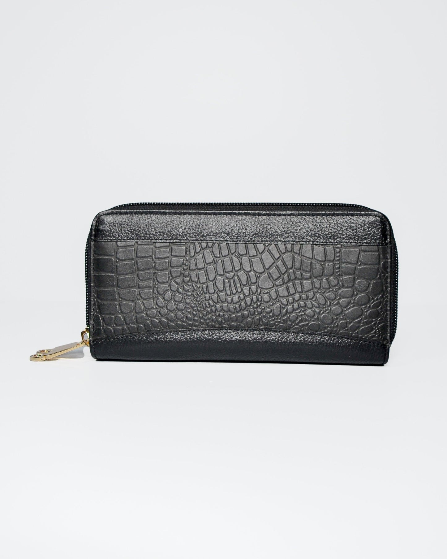 Billetera Sierra negra de cuero para mujer - Billeteras Medellín
