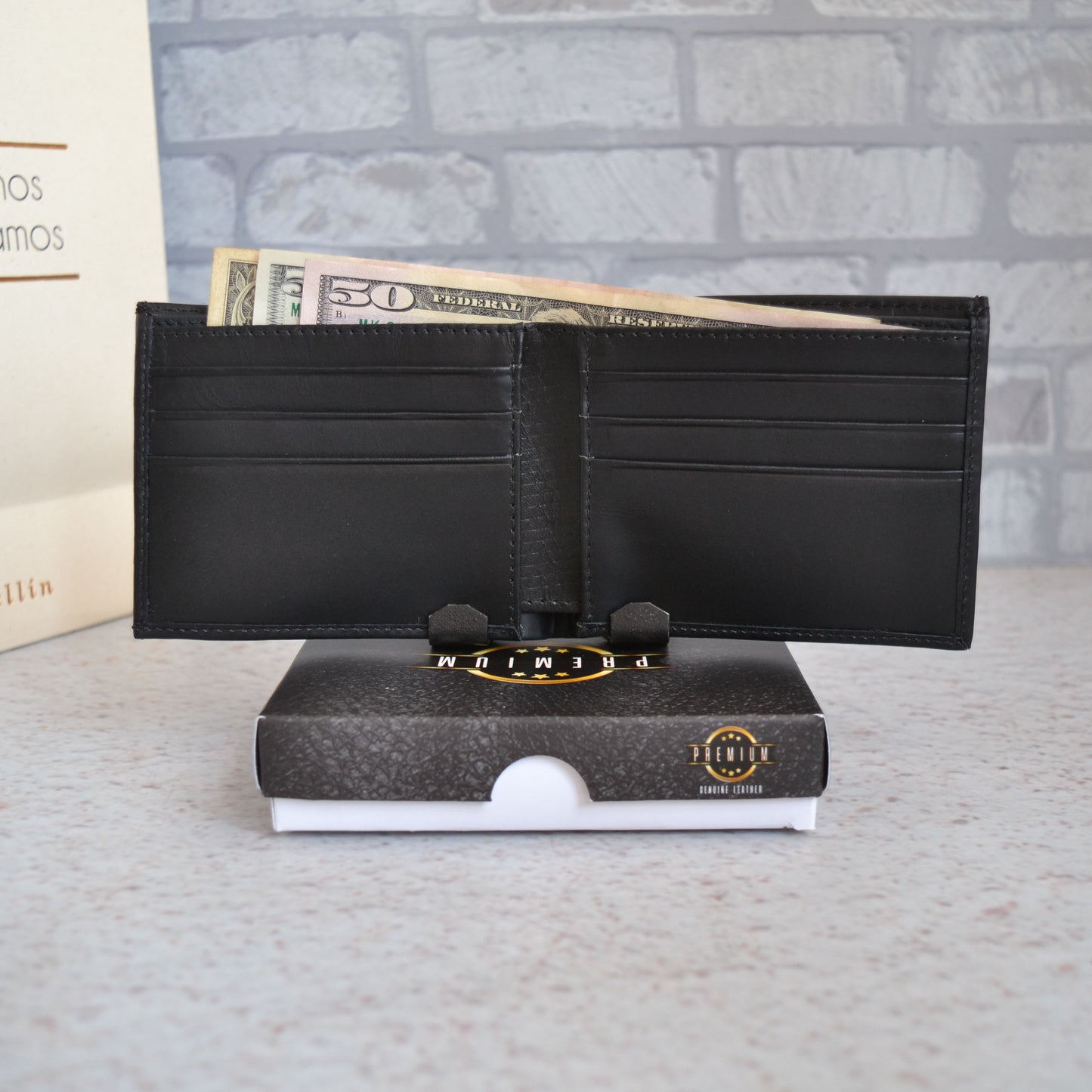 Billetera icono negro