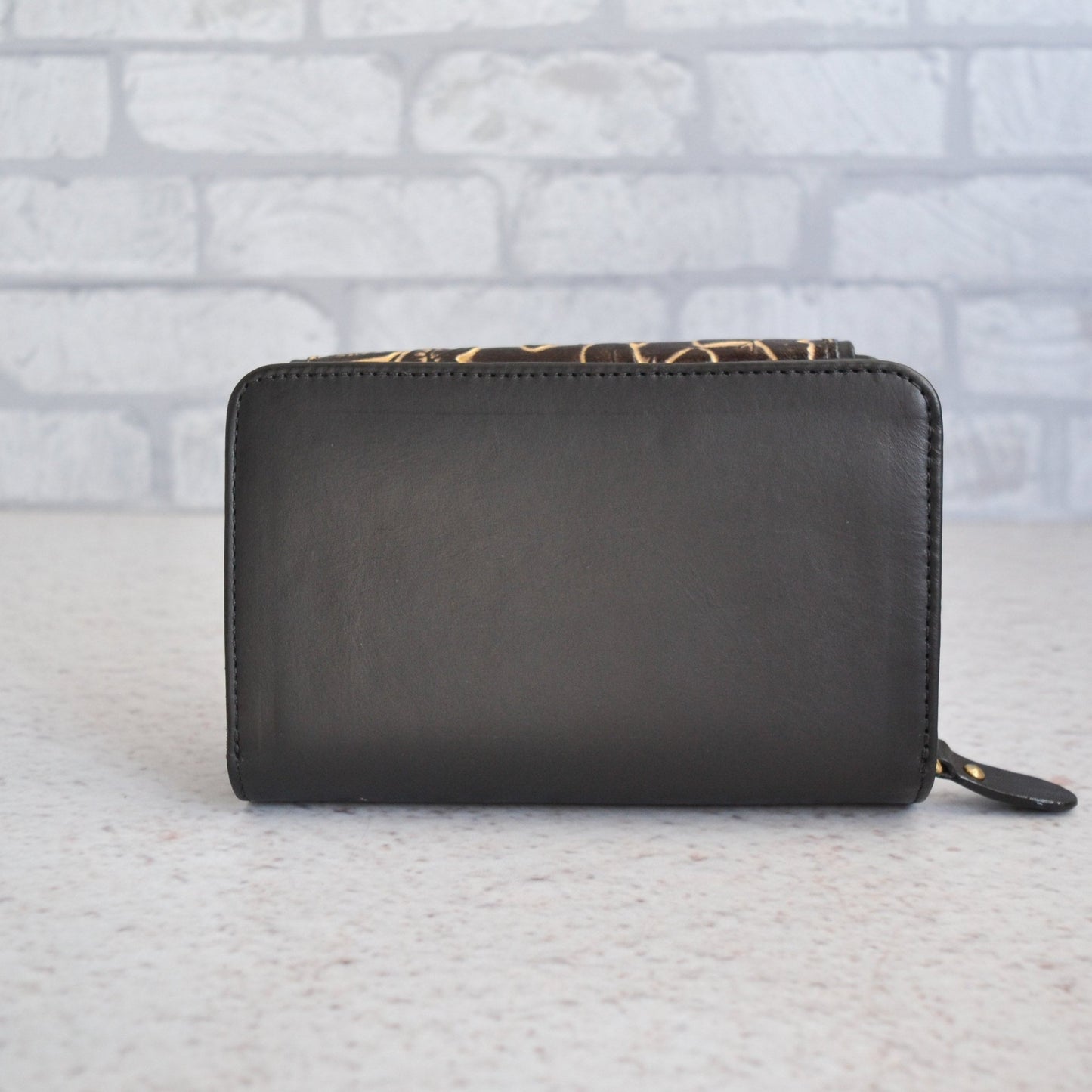 Billetera Andina negro x dorado - Billeteras Medellín