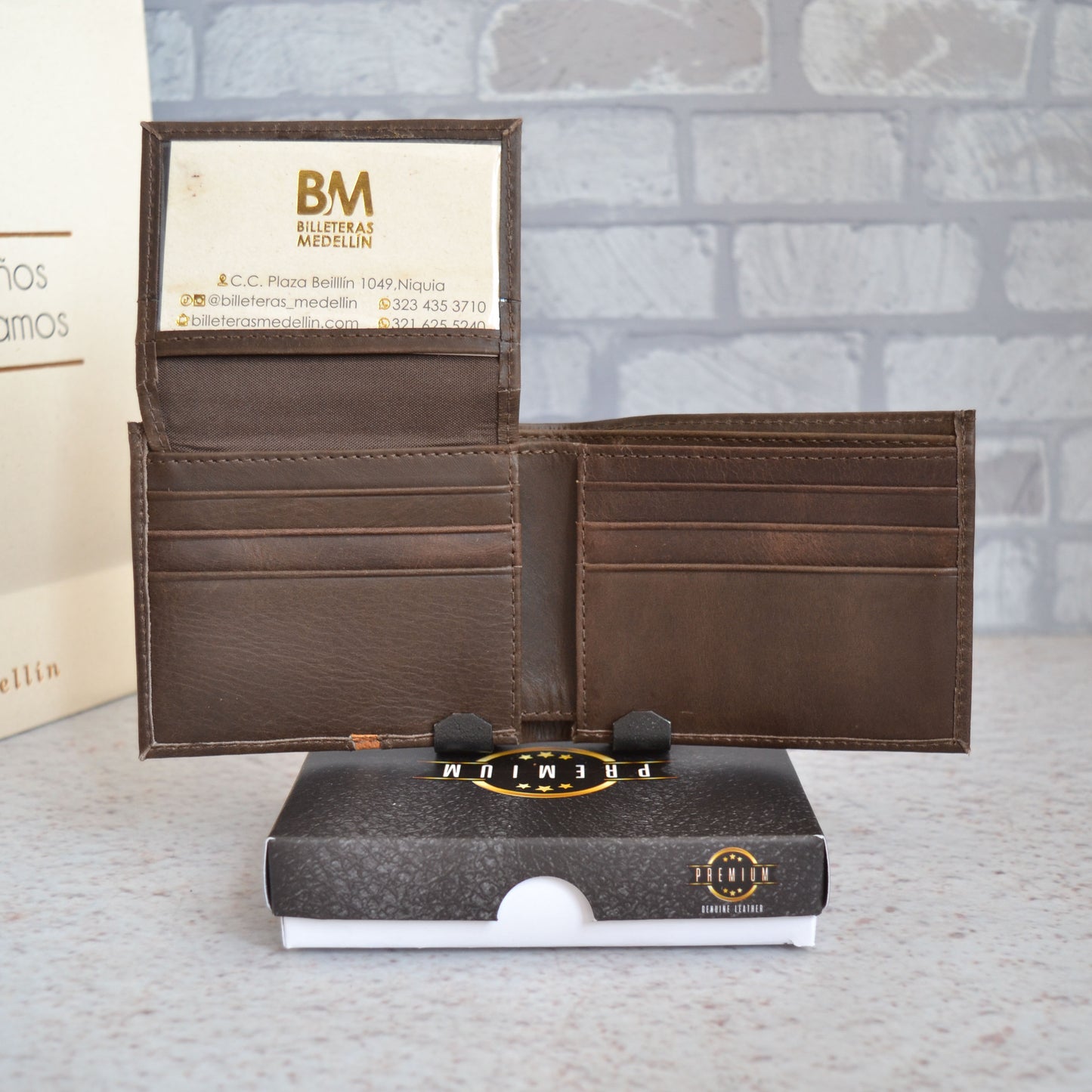 Billetera Verona ancestral café x miel