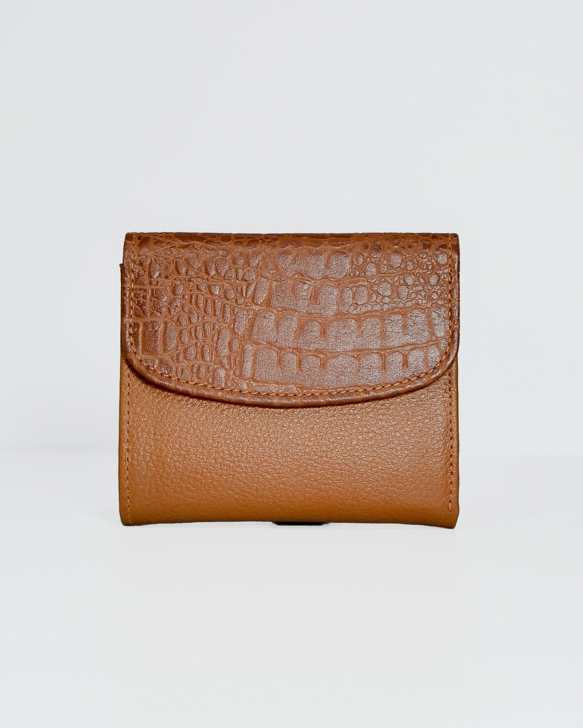 Billetera Quindío miel menta de cuero para mujer - Billeteras Medellín