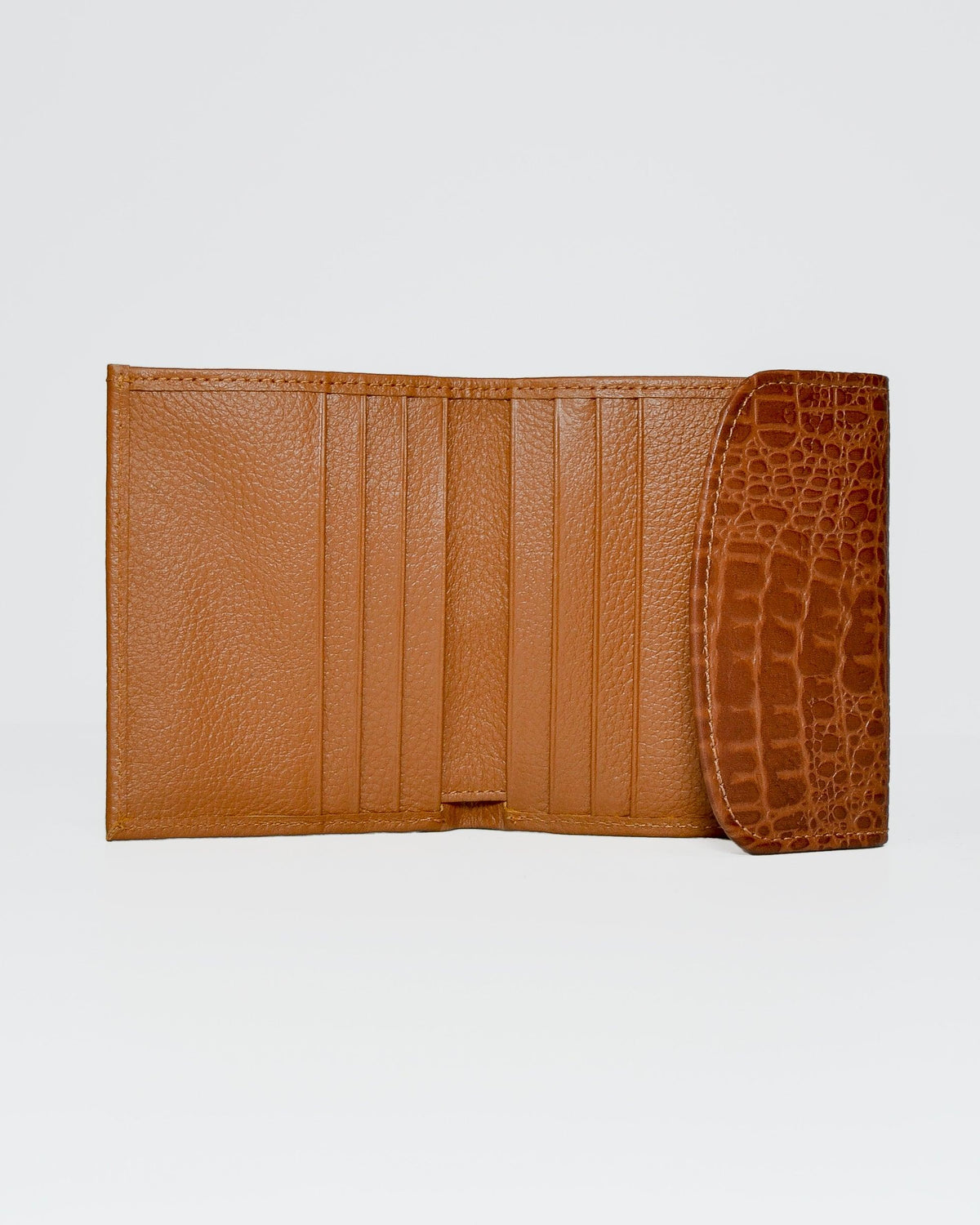 Billetera Quindío miel menta de cuero para mujer - Billeteras Medellín