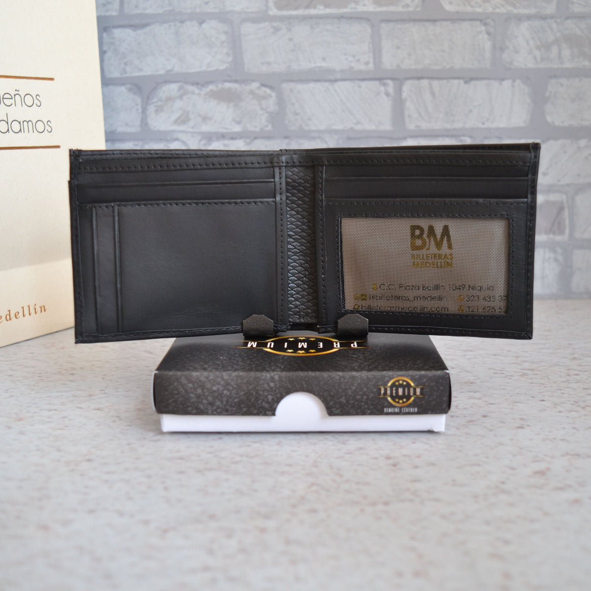 Billetera ancestral negra personalizada